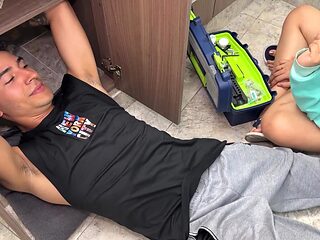 Young Latina Charms with Innocent Homemade Blowjob Bliss