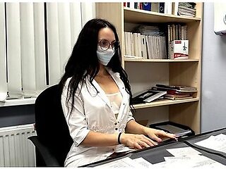 Sexy Doctor Drives Me Crazy By Her Big Bubble Butt : Blowjob Underthetable &missionary&cowgirl