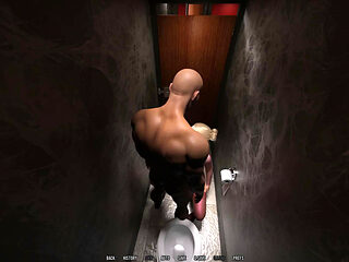 Surprise for My Wife: Cuck Husband Watches His Wife Deepthroating Bbbc in the Toilet - Episode 7