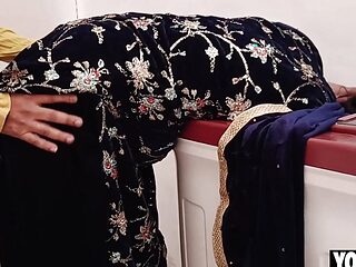 Stepmom Stuck In The Washing Machine Turn Into Hard Fucking by Stepson