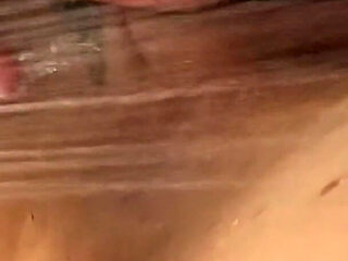 Neighbor wife showering and shaving her holes