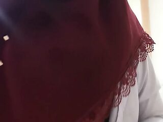 Muslim Female Teacher Student Until Juicy