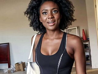 Amateur Ebony Real Estate Agent Rough Hardcore Fuck With Tenant - Homemade Interracial Doggystyle & Deepthroat