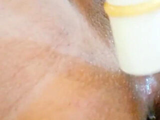 Omg I Fucked My Pussy Very Hard with Big Bottle