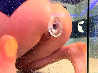 Wet and wild solo masturbation session with teen vixen