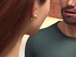 Adored by the Devil #18 - Animated Sex Game - Redhead MILF Outdoor Sex!