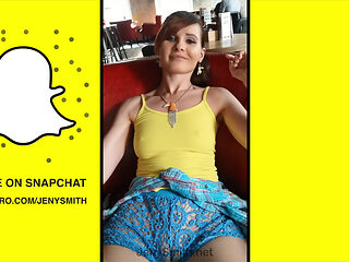 Jeny Smith's naughty Snapchat shows off raw stockings, public flashing, and more