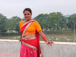 Desi village beautiful Bhabhi first time Anal Sex by Brother-in-law outdoor sex enjoy in Hindi Dirty talk IndianAlexaQueen