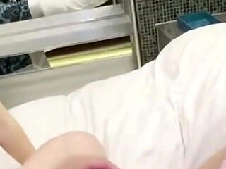 Harem After Hours: Two Cafe Girls Share Shy Thrills in Reverse Threeway