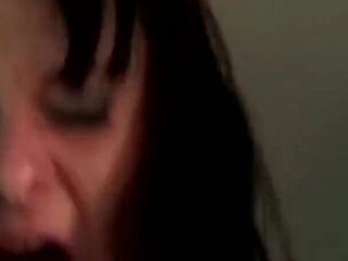 Hot brunette milf gets fucked hard in the car by big dick