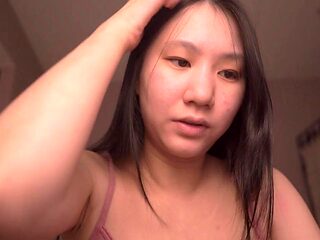 Cute Asian Solo Girl Reads Erotica Aloud