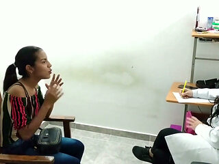 Maria's Gagged Mouth Examination