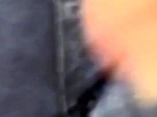 Playing with a Wet Jeans in Shower