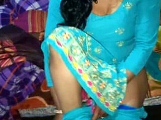 Desi Indian Housewife Anal Doggy Style Fucking with Loud Moaning and Creampie - Hindi Audio