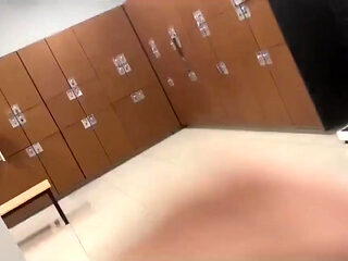 BBW Shown in the Gym Bathroom - Mary Jhuana