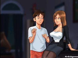 Teacher Gets Her Tits Sucked and Her Pussy Banged by a Young Cock