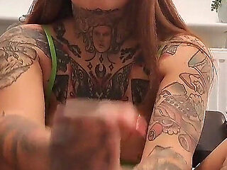 Shrek Themed Fluffy Sockjob 3 Huge Cumshots