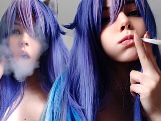 Succubus Egirl Smoking for you (ask me for full vid)