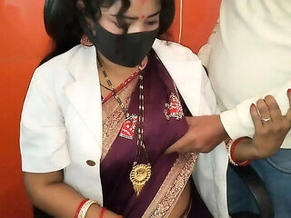 Desi Ex-Hotwife Hardcore Fucking in Hindi - Hot Couple Viral MMS Video with Big Tits