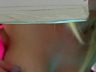 Petite Sexy Blonde Babe Lou Lou Sucks and Fucks Bwc Stud in the Gloryhole