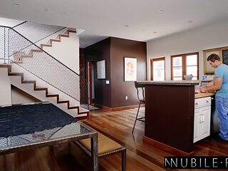 Nubile Alina Lopez lusts over big dick in horny scene