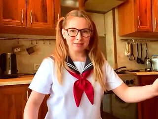 Poons, uniform, kitchen
