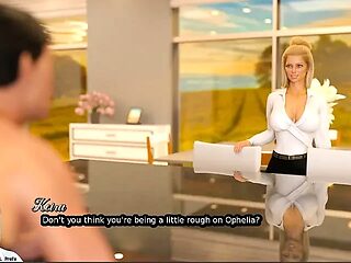 Pregnant wife gets a bouncy and naughty roleplay session in 3D animation