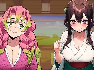 Kimetsu no yaiba, mitsuri hentai, mitsuri