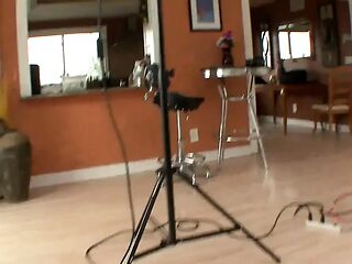 Real young couple fucking in front of a camera