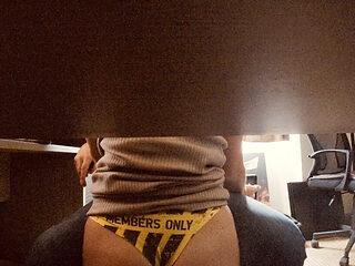 Secretary sucks her boss under the desk and swallows everything!