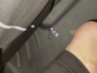 Wife Lost Bet and Takes Multiple Creampies in Backseat of Car