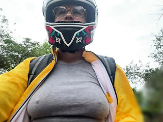 Sweetfantasy131 Hot Latina Delivery Girl No Bra Public Creampie Doggy Style