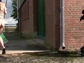 Humiliating with big red pussy