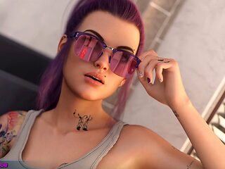 Strip game, game play, 3d animation