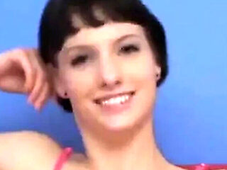 Skinny 18 Year Old Amateur Shelby Homemade Solo - Petite Brunette with Small Tits