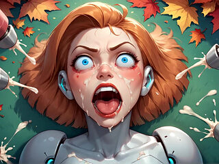 Autumn Milk Squeeze: Robot's Pleasure Eruption