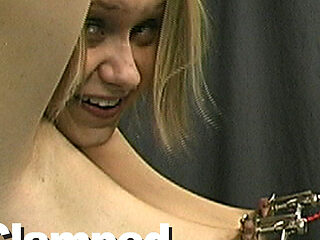 Joleen & Master Len Nipple-clamped Bondage Slave Len735b