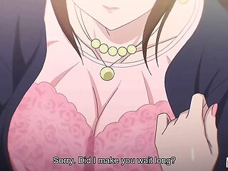 Anime hentai GF rides cock with enthusiasm