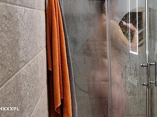 I Watch My Stepmom Masturbate While Taking a Shower