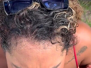 Beautiful Ebony MILF with Big Ass Rides a Huge Dick While Her Husband Is Not Around