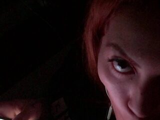 Beauty Amateur Redhead Teen make Perfect Blowjob