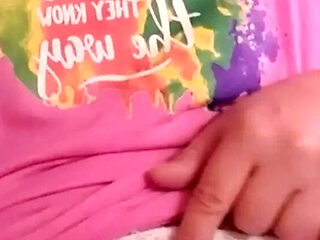 Blonde MILF Sparowdox Fingering Her Shaved Pussy in Hot Morning Solo Masturbation