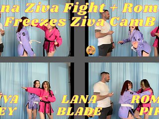 Lana Ziva Fight Roman Freezes Ziva Cam B 4K