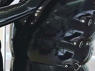 Inflatable Suit Edging and Denial, Part 1 - Alex Latex