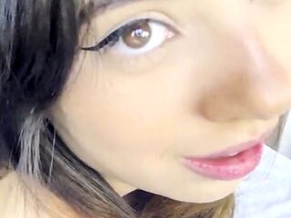 Big-Titted Brazilian Teen's Solo Webcam Show