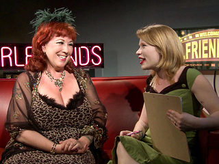 Madison Young,Annie Sprinkle in BTS - Lesbian Sex Education - Female Ejaculation - GirlfriendsFilms