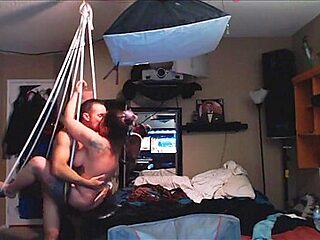 Fucking Neighbors Step daughter on Sex Swing 1st Time