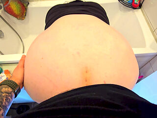 Thick-thighed Student Begs Cock and Cum in Amateur's Private Chase