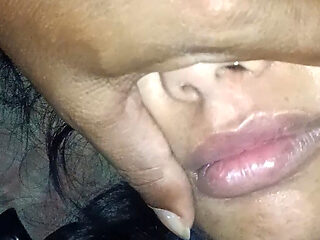 My Stepsister's Friend at Home, Sexy Pretty Girl Glory Eating Pussy - Queen4desi
