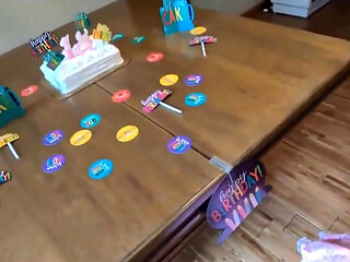 Sweet Teen Celebrates Her 18th Birthday with Her Stepfather